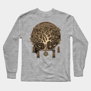 Dream Catcher Tree - Designs for a Green Future Long Sleeve T-Shirt